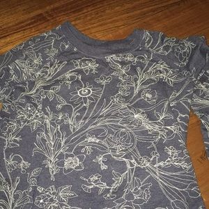 Old navy floral print sweatshirt